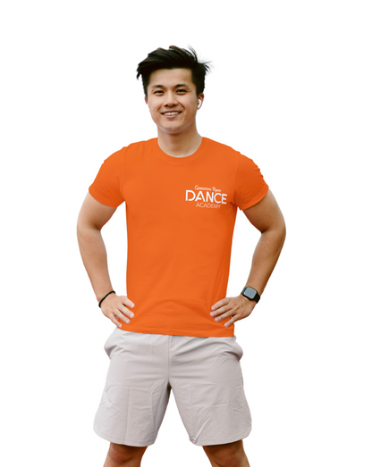 Genevieve Ryan Dance Academy Adult T-shirt Orange