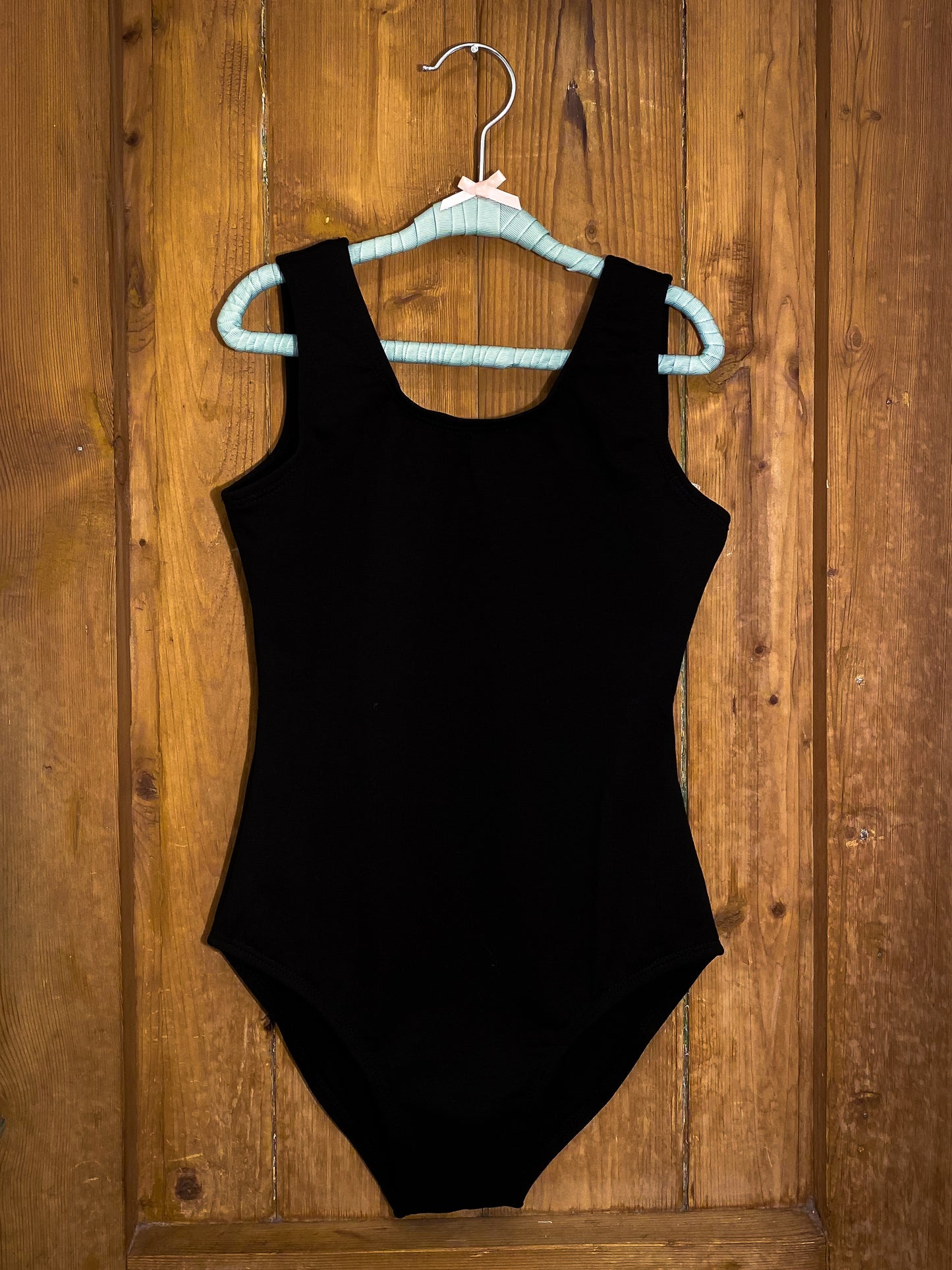 Black Sleeveless Tank Leotard