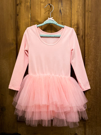 Pink Tutu+Leotard Long Sleeves