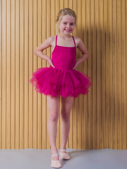 Purple Leotard with Tutu attached