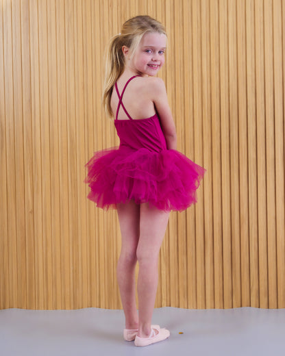 Purple Leotard with Tutu attached