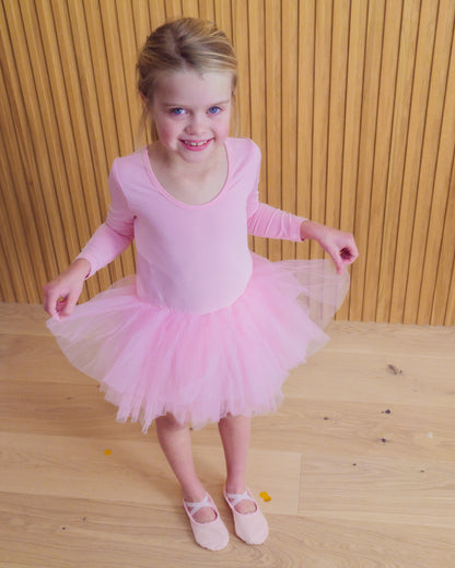 Pink Tutu+Leotard Long Sleeves